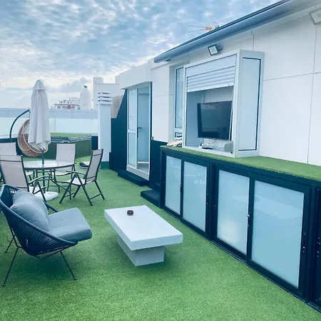 Penthouse Con Gran Terraza Y Jacuzzi Apartament *